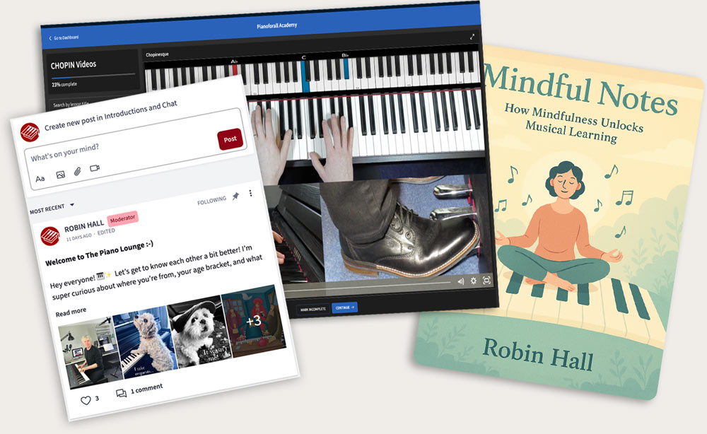 Pianoforall test drive free mindfulness book