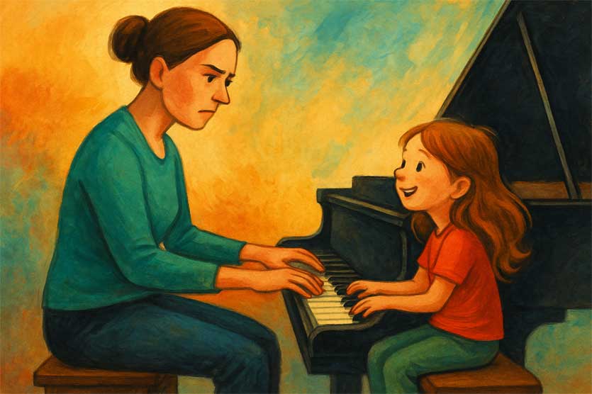 change your mindset when learning piano
