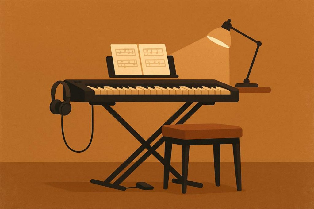 Piano Keyboard Set Up