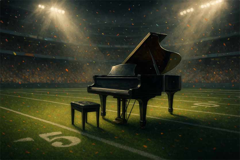Piano superbowl