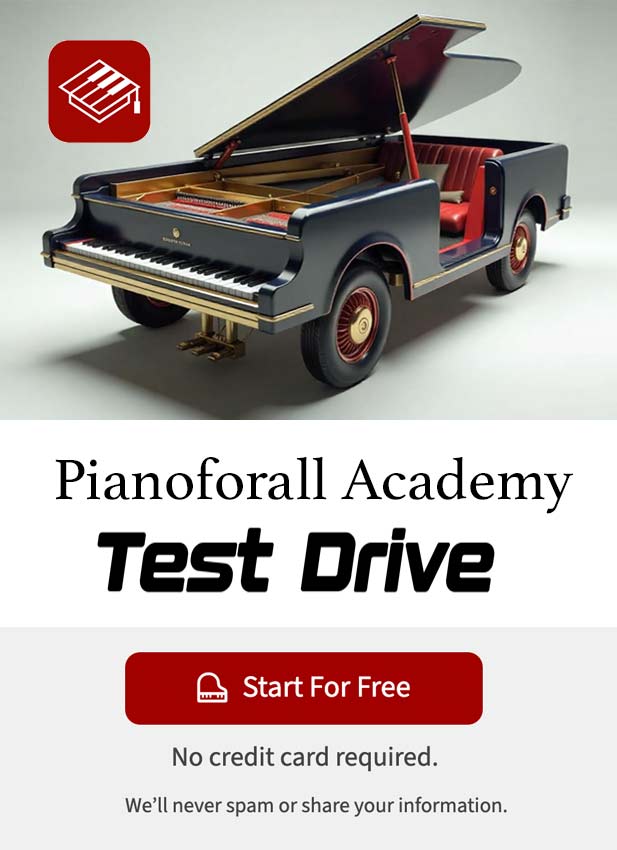Pianoforall free test drive lessons