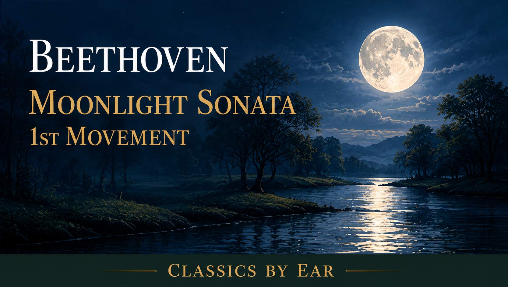 Classics By Ear Beethoven Moonlight Sonata